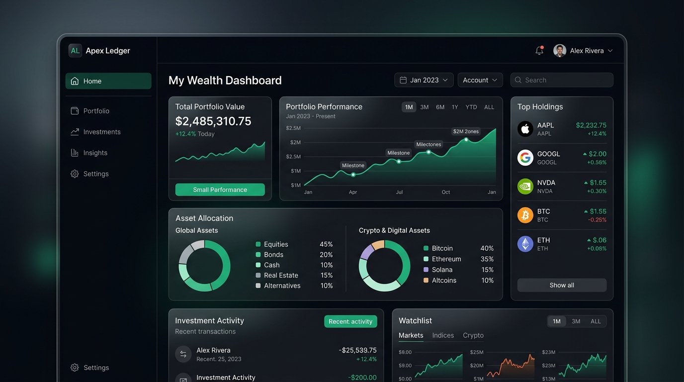 Institutional Liquidity & Asset Portfolio Tracking